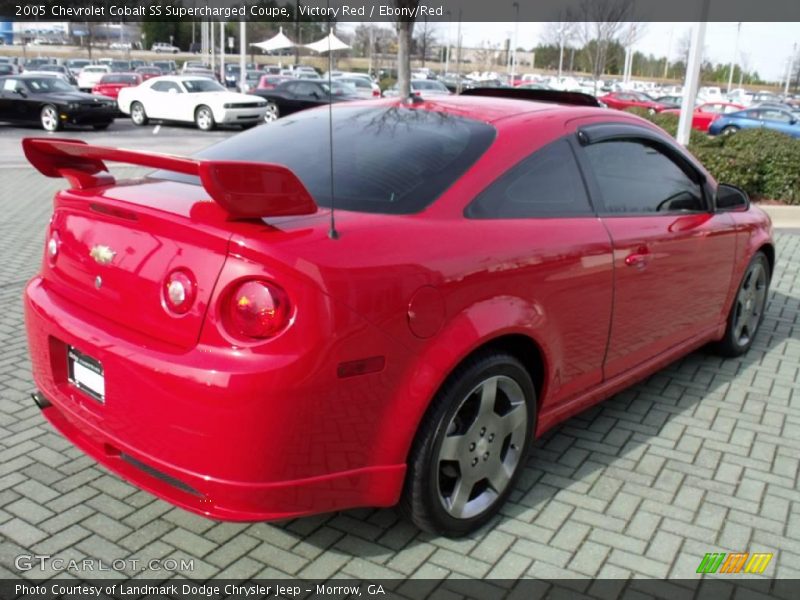 Victory Red / Ebony/Red 2005 Chevrolet Cobalt SS Supercharged Coupe