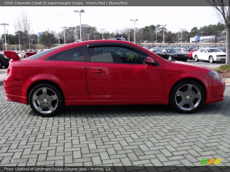 Victory Red / Ebony/Red 2005 Chevrolet Cobalt SS Supercharged Coupe