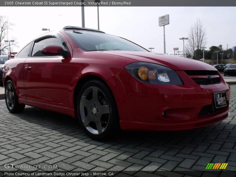 Victory Red / Ebony/Red 2005 Chevrolet Cobalt SS Supercharged Coupe