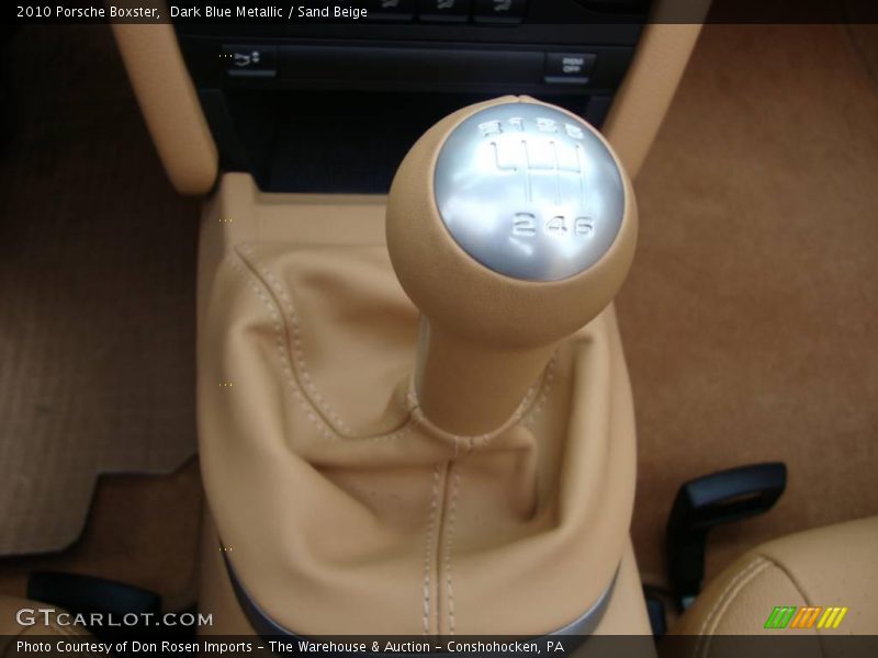 Dark Blue Metallic / Sand Beige 2010 Porsche Boxster