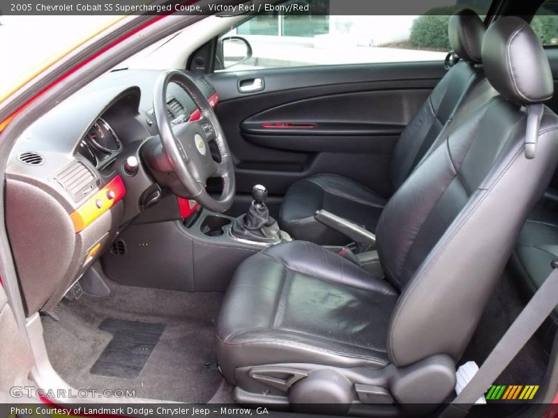 Victory Red / Ebony/Red 2005 Chevrolet Cobalt SS Supercharged Coupe