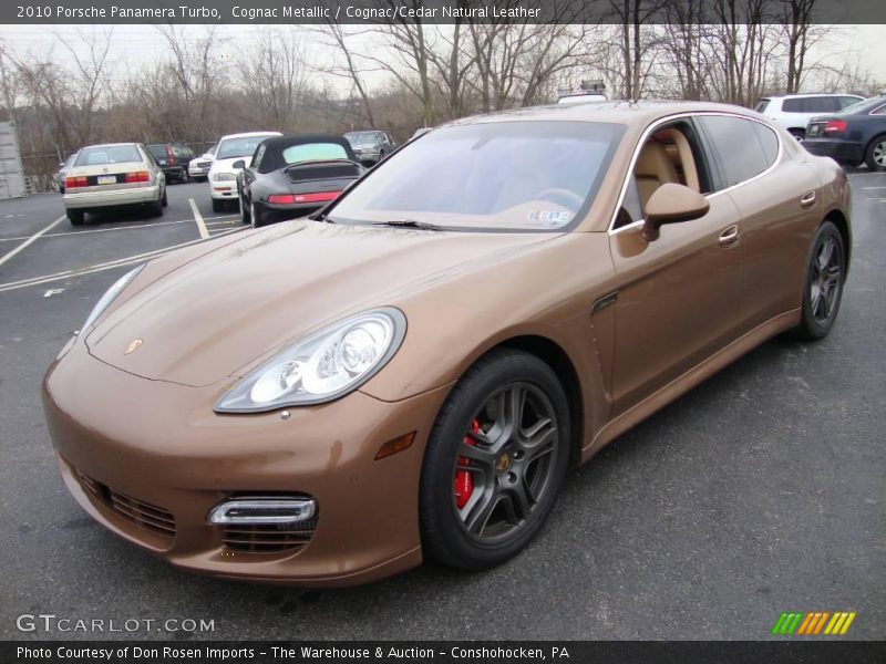 Cognac Metallic / Cognac/Cedar Natural Leather 2010 Porsche Panamera Turbo