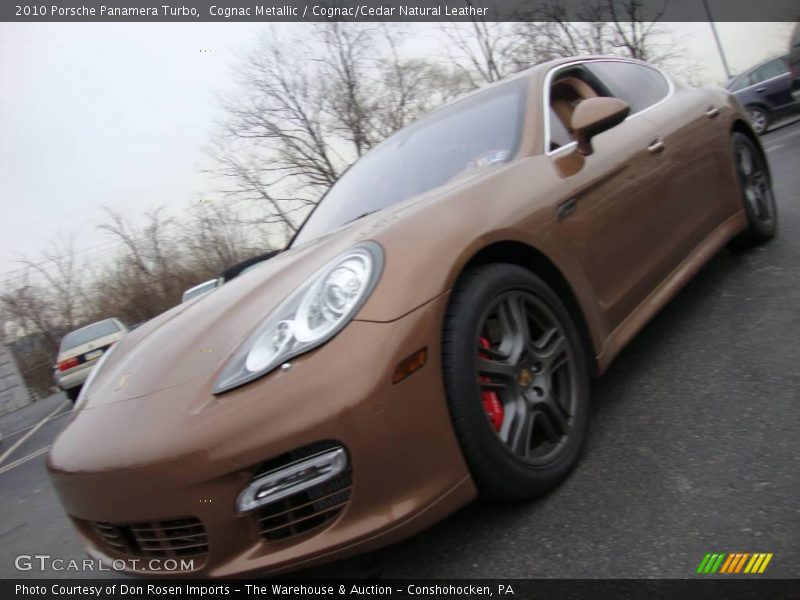 Cognac Metallic / Cognac/Cedar Natural Leather 2010 Porsche Panamera Turbo
