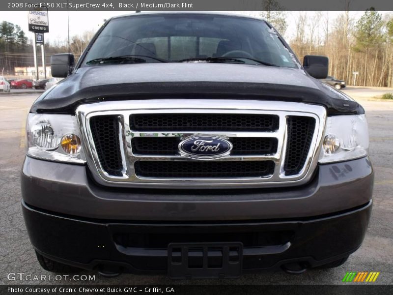 Black / Medium/Dark Flint 2008 Ford F150 XLT SuperCrew 4x4