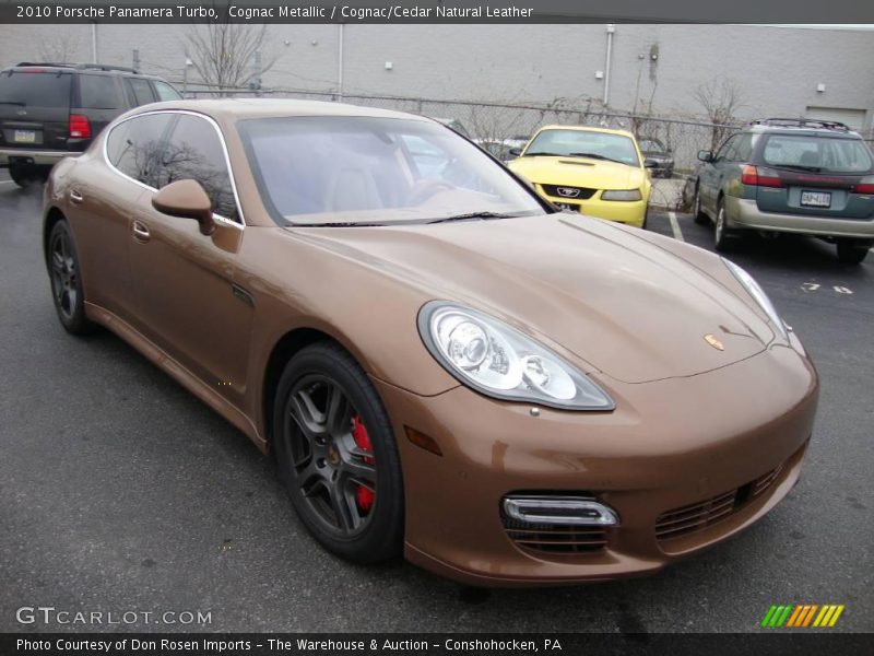 Cognac Metallic / Cognac/Cedar Natural Leather 2010 Porsche Panamera Turbo