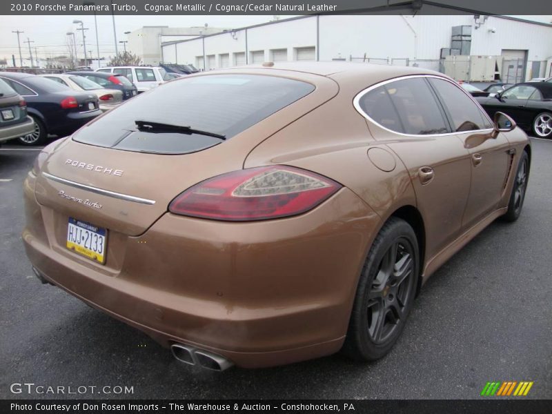 Cognac Metallic / Cognac/Cedar Natural Leather 2010 Porsche Panamera Turbo