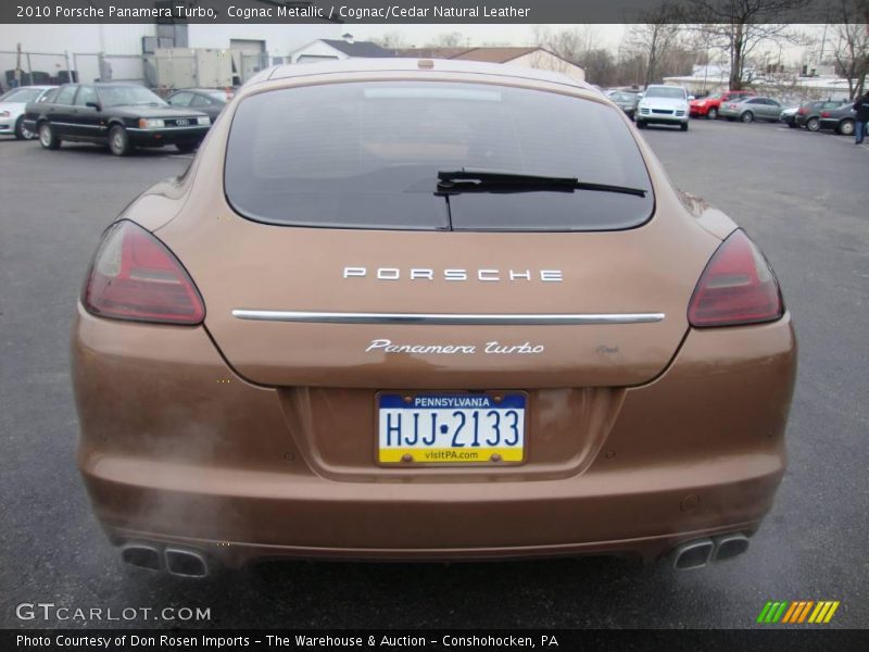 Cognac Metallic / Cognac/Cedar Natural Leather 2010 Porsche Panamera Turbo