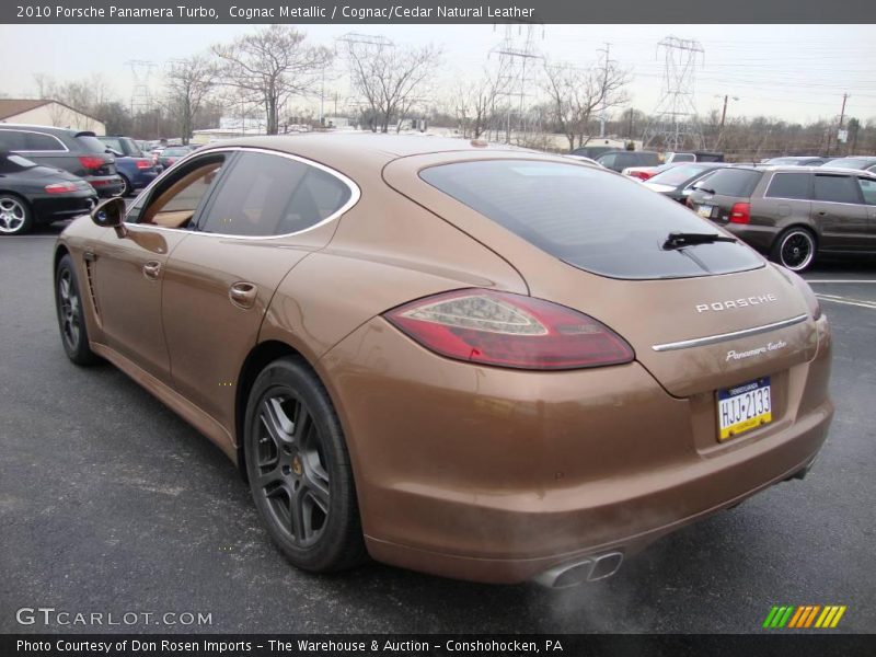 Cognac Metallic / Cognac/Cedar Natural Leather 2010 Porsche Panamera Turbo