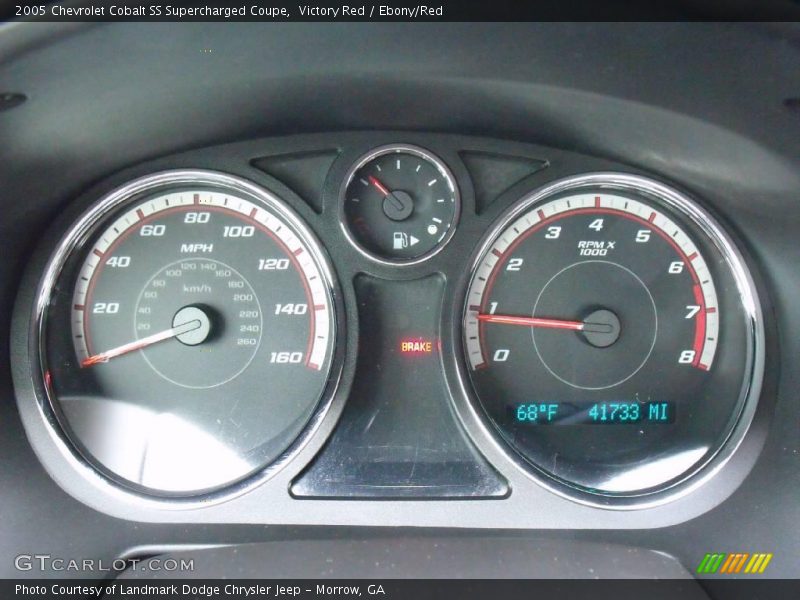Victory Red / Ebony/Red 2005 Chevrolet Cobalt SS Supercharged Coupe