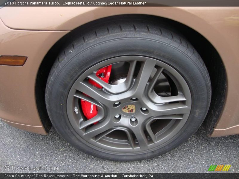 Cognac Metallic / Cognac/Cedar Natural Leather 2010 Porsche Panamera Turbo