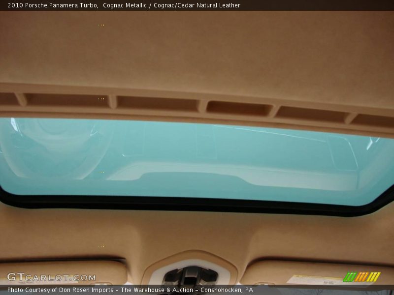 Cognac Metallic / Cognac/Cedar Natural Leather 2010 Porsche Panamera Turbo