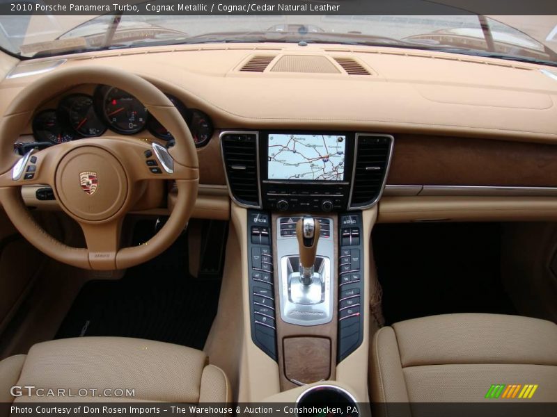 Cognac Metallic / Cognac/Cedar Natural Leather 2010 Porsche Panamera Turbo