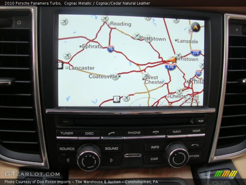 Cognac Metallic / Cognac/Cedar Natural Leather 2010 Porsche Panamera Turbo