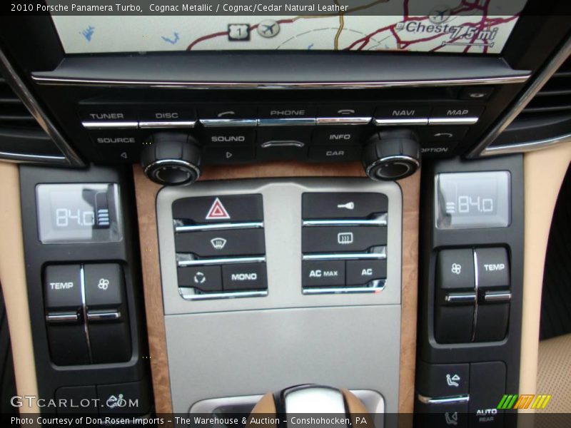 Cognac Metallic / Cognac/Cedar Natural Leather 2010 Porsche Panamera Turbo