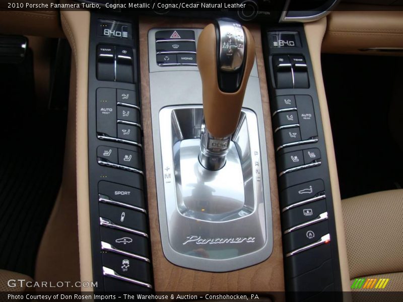 Cognac Metallic / Cognac/Cedar Natural Leather 2010 Porsche Panamera Turbo