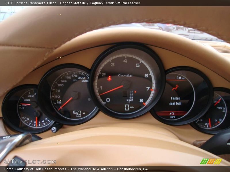 Cognac Metallic / Cognac/Cedar Natural Leather 2010 Porsche Panamera Turbo