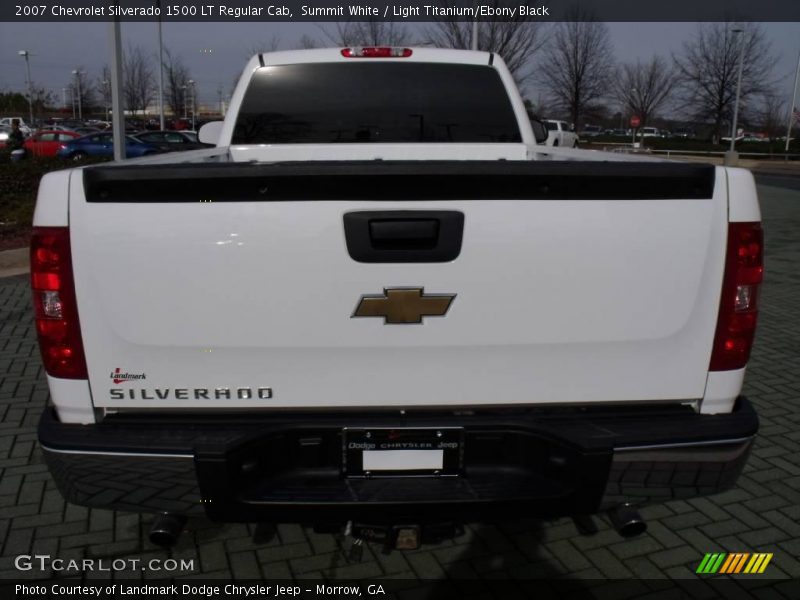 Summit White / Light Titanium/Ebony Black 2007 Chevrolet Silverado 1500 LT Regular Cab