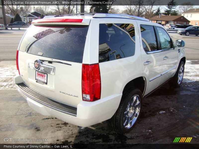White Diamond / Cashmere/Cocoa 2010 Cadillac Escalade Premium AWD