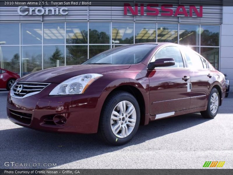 Tuscan Sun Red / Blond 2010 Nissan Altima 2.5 S