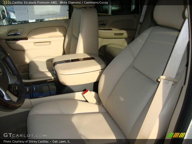 White Diamond / Cashmere/Cocoa 2010 Cadillac Escalade Premium AWD