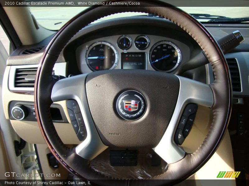 White Diamond / Cashmere/Cocoa 2010 Cadillac Escalade Premium AWD