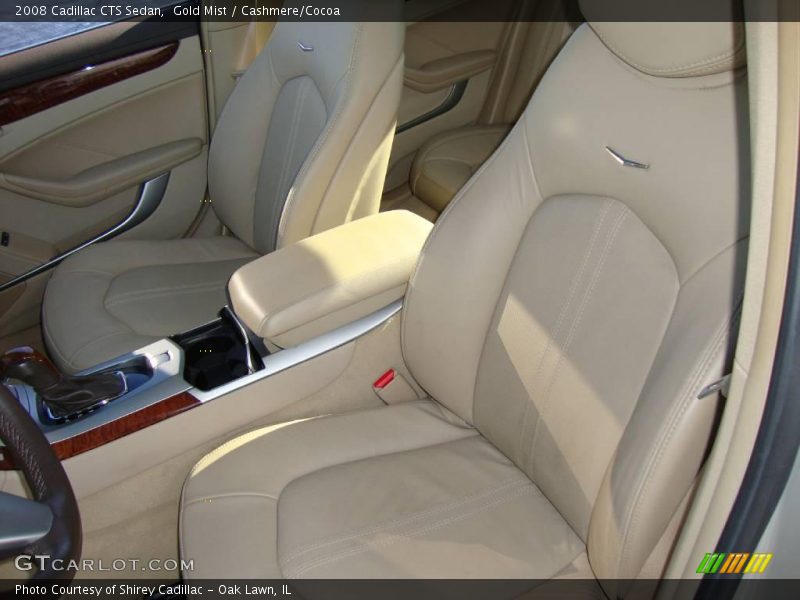 Gold Mist / Cashmere/Cocoa 2008 Cadillac CTS Sedan