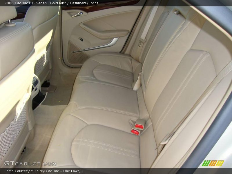 Gold Mist / Cashmere/Cocoa 2008 Cadillac CTS Sedan