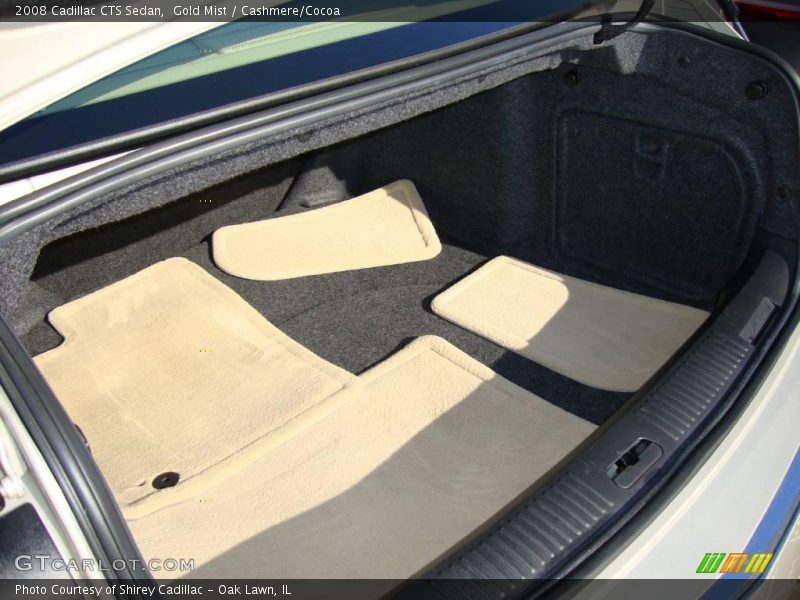 Gold Mist / Cashmere/Cocoa 2008 Cadillac CTS Sedan