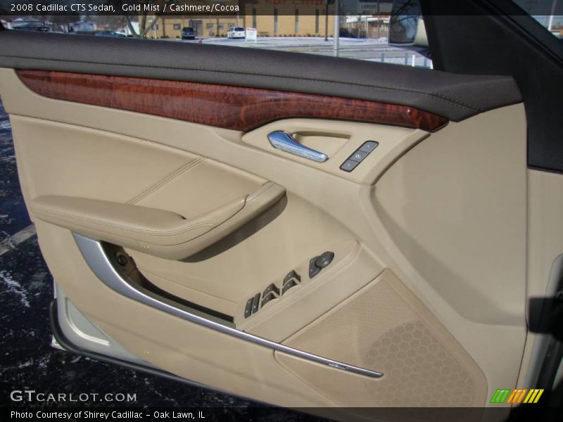 Gold Mist / Cashmere/Cocoa 2008 Cadillac CTS Sedan
