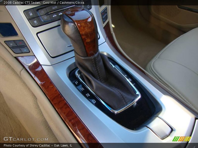 Gold Mist / Cashmere/Cocoa 2008 Cadillac CTS Sedan