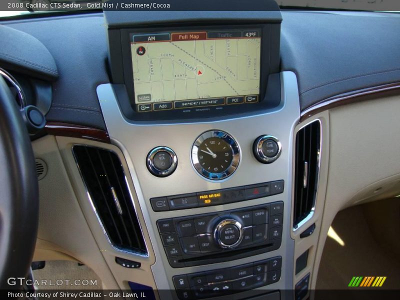 Gold Mist / Cashmere/Cocoa 2008 Cadillac CTS Sedan
