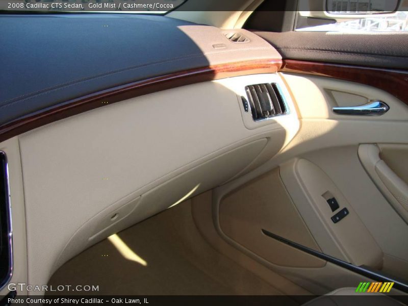 Gold Mist / Cashmere/Cocoa 2008 Cadillac CTS Sedan