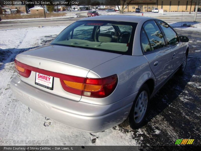 Light Silver / Gray 2000 Saturn S Series SL2 Sedan