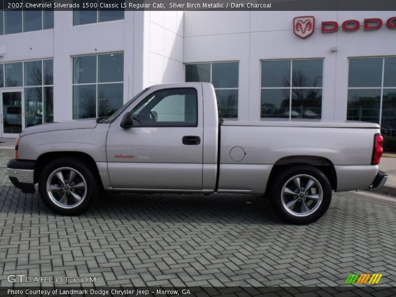 Silver Birch Metallic / Dark Charcoal 2007 Chevrolet Silverado 1500 Classic LS Regular Cab