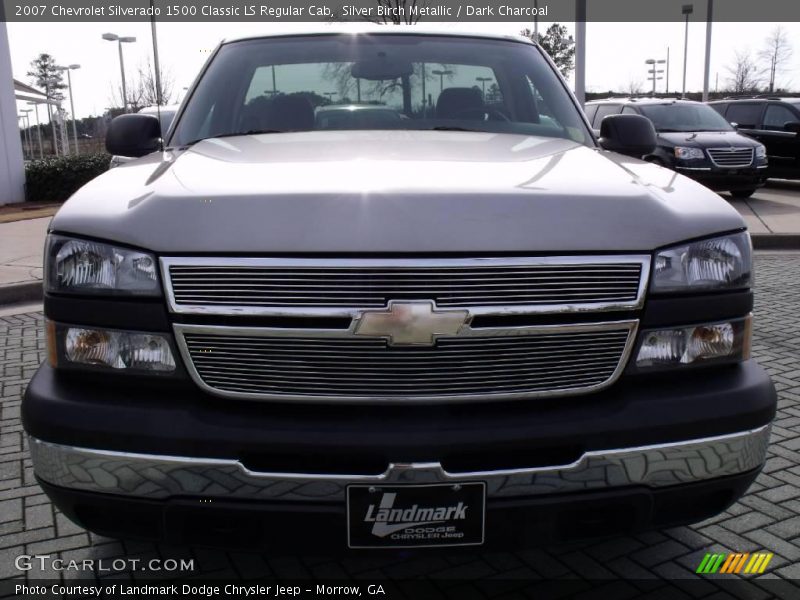 Silver Birch Metallic / Dark Charcoal 2007 Chevrolet Silverado 1500 Classic LS Regular Cab