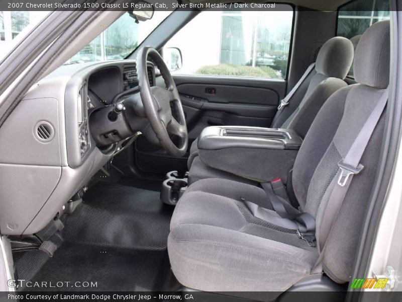 Silver Birch Metallic / Dark Charcoal 2007 Chevrolet Silverado 1500 Classic LS Regular Cab