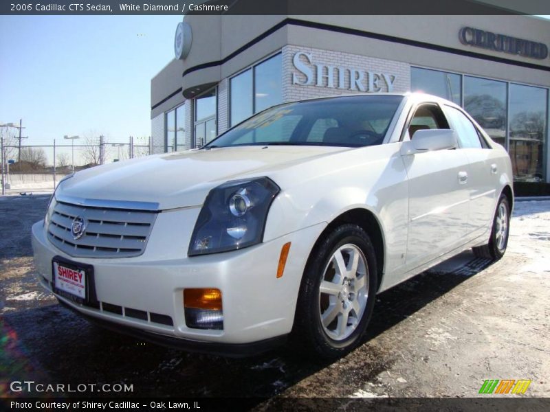 White Diamond / Cashmere 2006 Cadillac CTS Sedan
