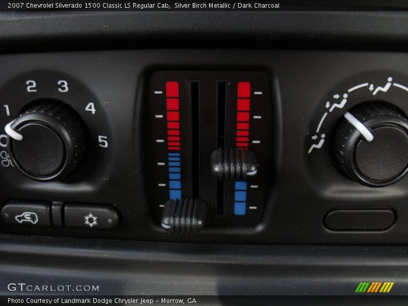 Silver Birch Metallic / Dark Charcoal 2007 Chevrolet Silverado 1500 Classic LS Regular Cab