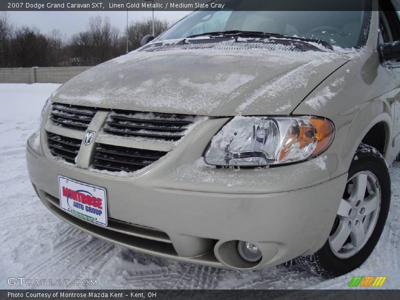 Linen Gold Metallic / Medium Slate Gray 2007 Dodge Grand Caravan SXT