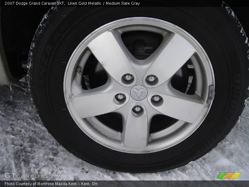 Linen Gold Metallic / Medium Slate Gray 2007 Dodge Grand Caravan SXT