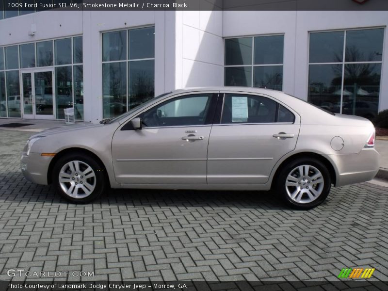 Smokestone Metallic / Charcoal Black 2009 Ford Fusion SEL V6