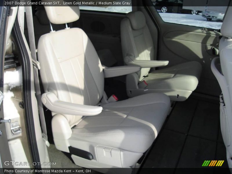 Linen Gold Metallic / Medium Slate Gray 2007 Dodge Grand Caravan SXT