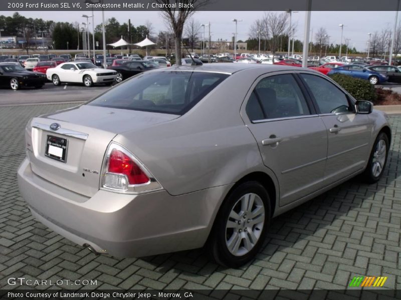 Smokestone Metallic / Charcoal Black 2009 Ford Fusion SEL V6