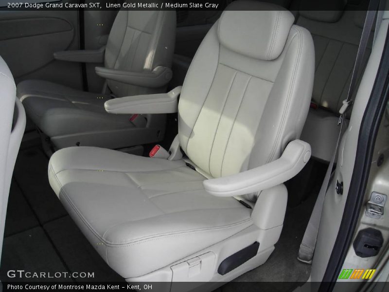 Linen Gold Metallic / Medium Slate Gray 2007 Dodge Grand Caravan SXT