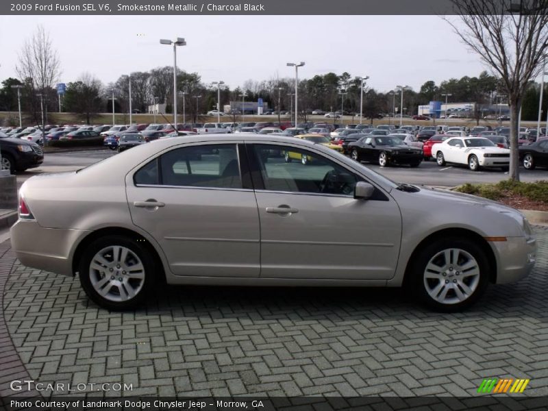 Smokestone Metallic / Charcoal Black 2009 Ford Fusion SEL V6