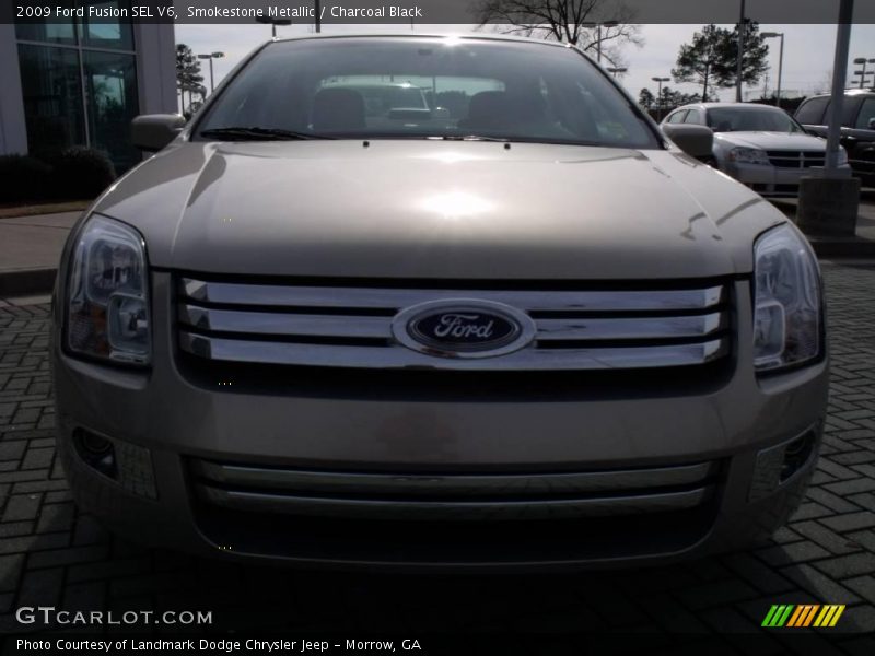 Smokestone Metallic / Charcoal Black 2009 Ford Fusion SEL V6