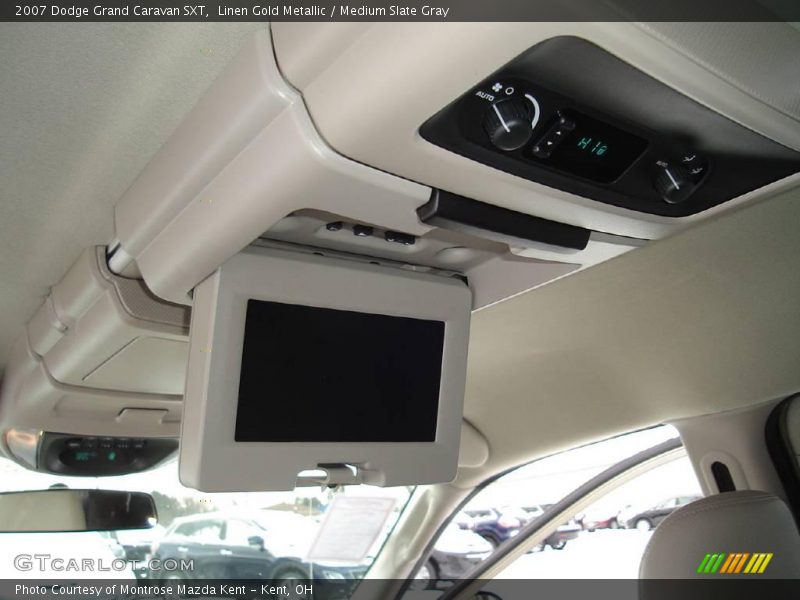 Linen Gold Metallic / Medium Slate Gray 2007 Dodge Grand Caravan SXT