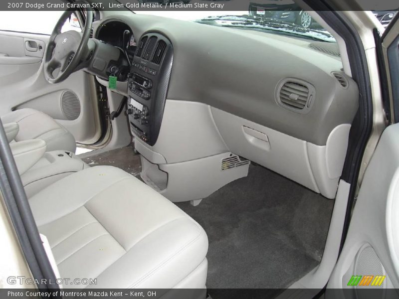 Linen Gold Metallic / Medium Slate Gray 2007 Dodge Grand Caravan SXT