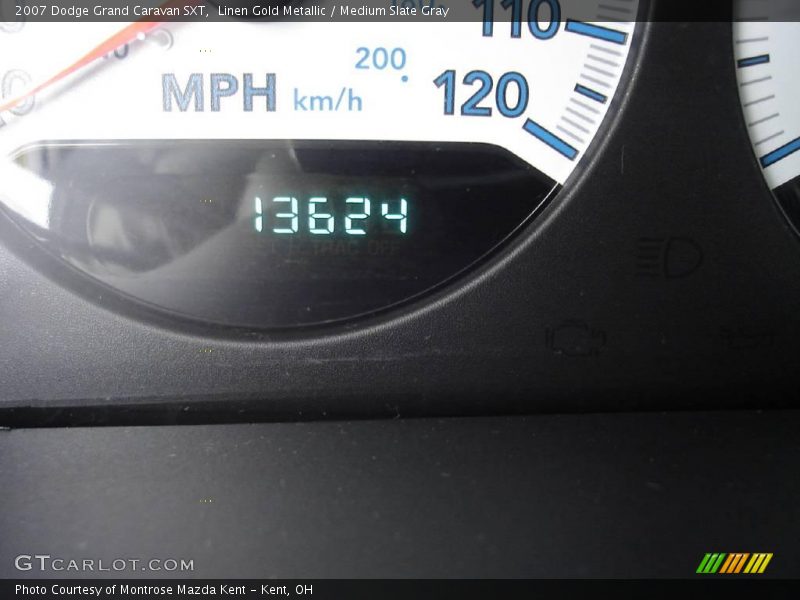 Linen Gold Metallic / Medium Slate Gray 2007 Dodge Grand Caravan SXT