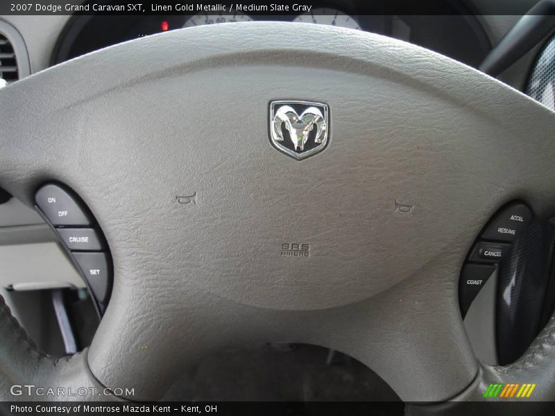 Linen Gold Metallic / Medium Slate Gray 2007 Dodge Grand Caravan SXT